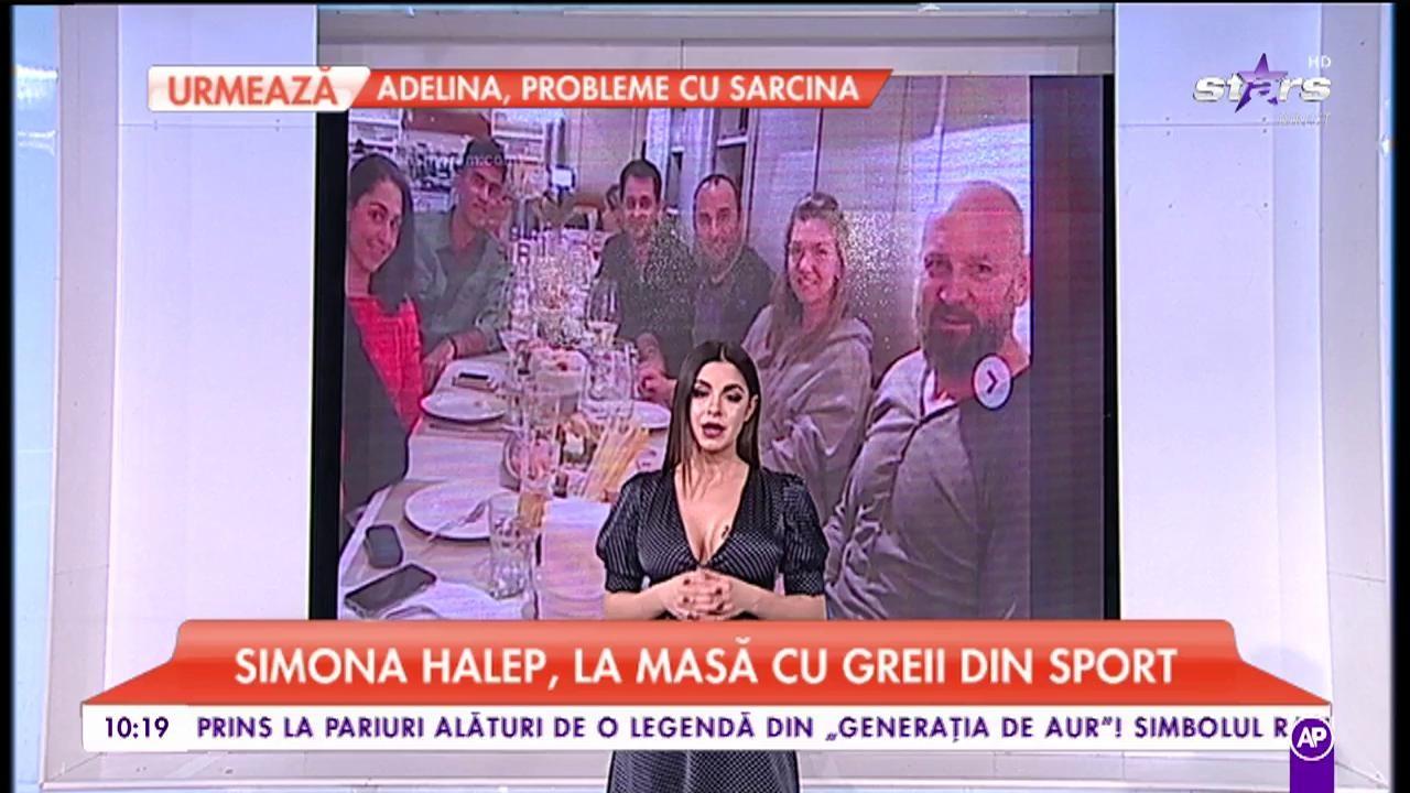 FOTO. Cu cine a fost pozată Simona Halep în timp ce lua masa! Nu e prima dată când se întâmplă asta
