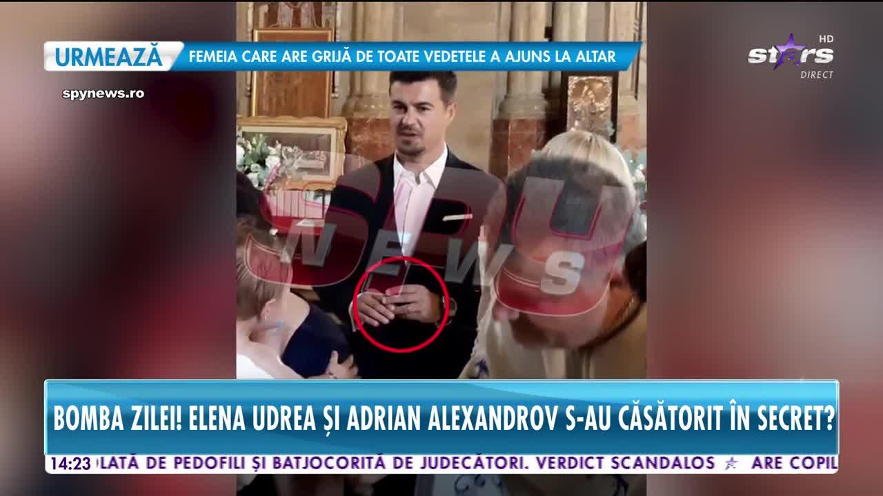 Elena Udrea și Adrian Alexandrov s-au căsătorit? Cum s-au dat de gol - Video