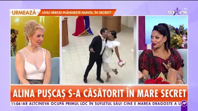 Alina Pușcaș s-a căsătorit în mare secret! Primele imagini de la nunta prezentatoarei „Te cunosc de undeva!”