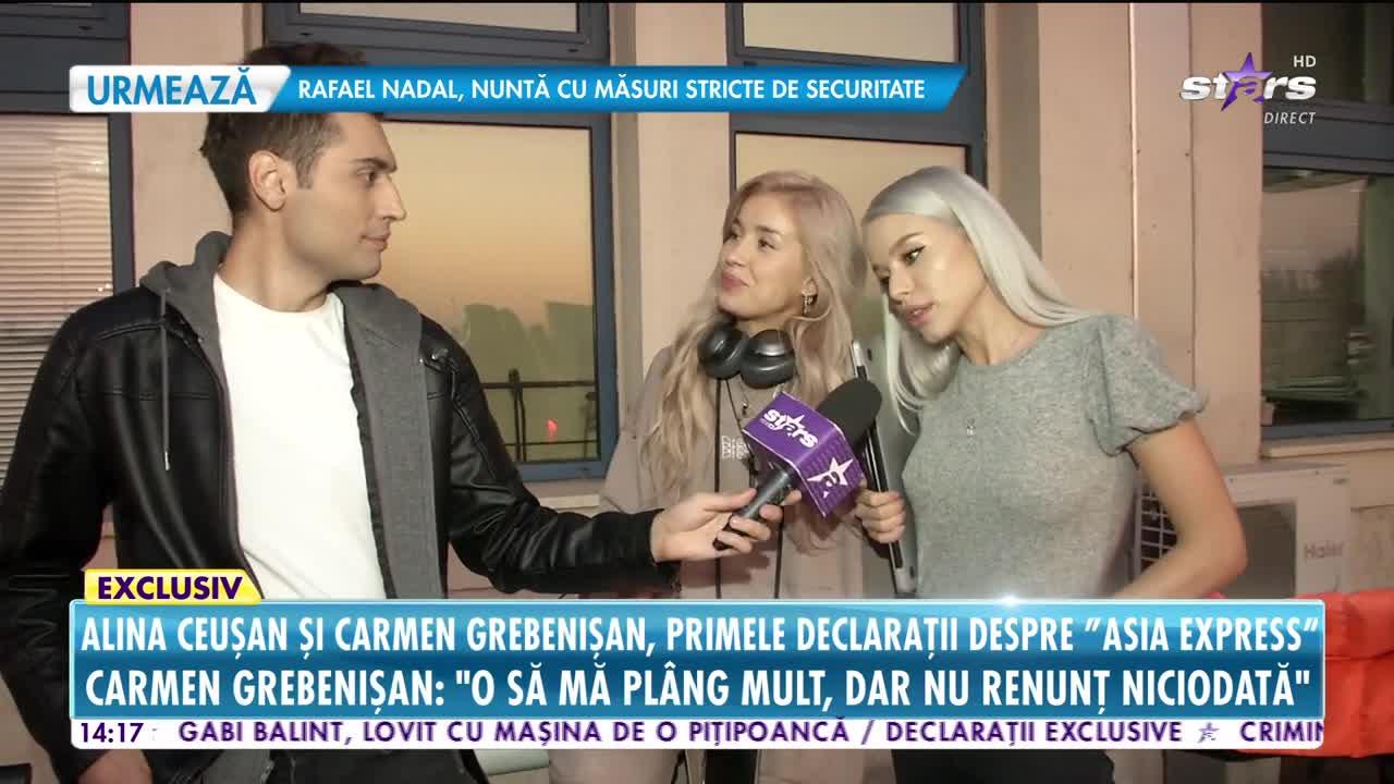 Alina Ceuşan şi Carmen Grebenişan, primele declarații despre Asia Express