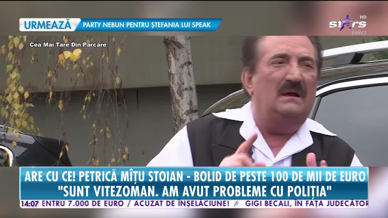 VIDEO/ Petrică Mâțu Stoian are un bolid de peste 100.000 de euro! „Este necesară mașină pentru un artist așa ca mine”
