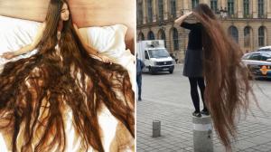 Cine e și cum arată femeia cu cel mai lung păr din lume. Are 35 de ani, este din Ucraina și a intrat în Cartea Recordurilor