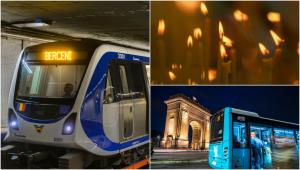 Cum circulă metroul și autobuzele de Paște 2024. Programul anunțat de Metrorex și STB pentru noaptea de Înviere
