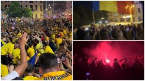 Suporterii români au sărbătorit calificarea istorică a României în optimile EURO 2024! Imagini din toată țara