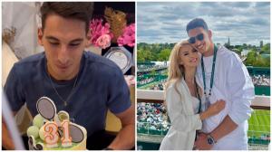 Victor Cornea a împlinit 31 de ani. Ce surpriză i-au făcut Andreea Bălan și fiicele ei. Tenismenul a dezăvluit ce dorință și-a pus