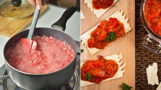 Rețeta italiană de Salsa Rossa cu ardei gras pentru mâncăruri delicioase cu carne