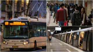 Program STB și Metrorex de Sărbători. Cum vor circula mijloacele de transport în comun