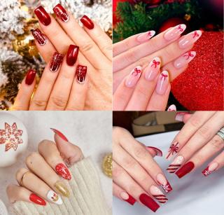 Modele unghii de Crăciun 2025, tendințe în manichiură pentru sărbătorile de iarnă