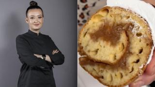 Rețeta de ruladă cu mere a lui Chef Roxana Blenche, perfectă pentru Moș Nicolae. Cum se prepară desertul inedit