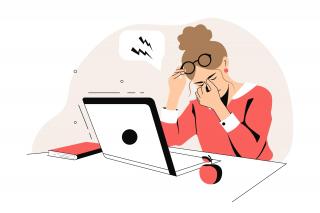 Sindromul privitului la calculator: Ce este, ce simptome are și cum îl poți preveni