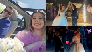 Marian Drăgulescu și soția sa, imagini spectaculoase de la dansul mirilor. Gimnastul și-a pus în practică abilitățile sportive