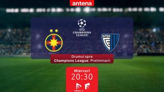 FCSB începe drumul spre Champions League! FCSB - Inter Club d’Escaldes se vede pe Antena 1 și în AntenaPLAY pe 9 iulie de la 20:30