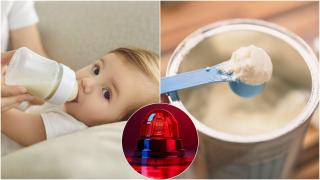 Alertă alimentară! Un lapte praf popular pentru bebeluși, retras din magazine. Au fost depistate bacterii periculoase