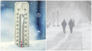 Avertizare ANM de ninsori, lapoviță, ger și polei. Ce zone se află sub cod portocaliu și cod galben de vreme rea