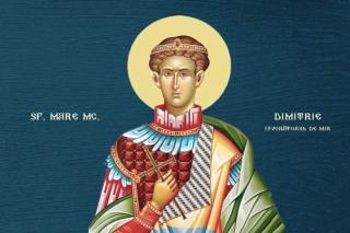 Ce înseamnă, de fapt, „Izvorâtorul de Mir”. Povestea mai puțin cunoscută a Sfântului Dimitrie, sărbătorit pe 26 octombrie