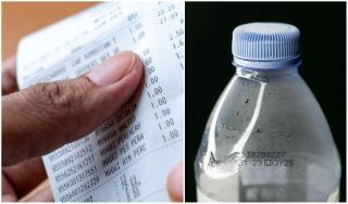 Cum a ajuns un bărbat din Iași să plătească 162 de lei pentru o sticlă de apă de 0,5 litri! A arătat bonul cu dovada