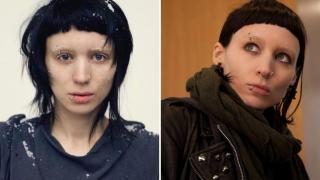 Cum arată astăzi actrița din „The girl with the dragon tattoo”. S-a lăsat fotografiată doar în sacou, fără sutien și bluză