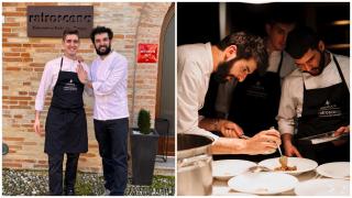 Luca Zvaleni, câștigătorul sezonului 16 Chefi la cuțite, a început stagiul la Retroscena, alături de Chef Richard Abou Zaki