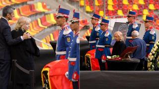 Imagini emoționante cu strănepoții lui Mircea Lucescu la priveghi. Cum au fost surprinși alături de bunicul lor, Răzvan Lucescu