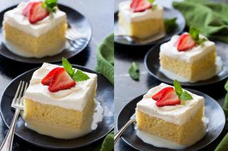 Tres Leches Cake. Un desert simplu, dar foarte gustos și rafinat, pentru momente memorabile