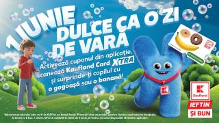 (P) Kaufland celebrează Ziua Copilului cu surprize dulci la doar 1 ban prin Kaufland Card XTRA