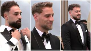 Mireasa, sezon 13. Băieții au defilat în costume de mire în fața celor dragi. Imagini emoționante cu Alan, Sebastian și Alexandru