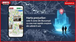 (P) Harta prețurilor imobiliare: cele 5 zone din București cu cea mai rapidă creștere din ultimii 5 ani