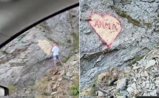 Cine este Anna, femeia al cărei nume a fost scris cu spray graffiti pe o stâncă din Transfăgărășan. Ce detalii au ieșit la iveală