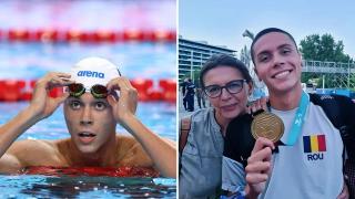 Cu ce se ocupă mama lui David Popovici. Detalii neștiute despre părinții săi. Cum i-au susținut din umbră visul de campion
