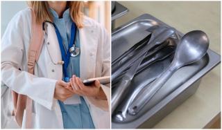 Ce a primit de mâncare o studentă româncă, aflată în practică în Austria! Cum arată mâncarea de spital, primită de tânără