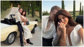Singura imagine de la nunta secretă a lui Valerie Lungu cu Alex Gîlcă. Cum a arătat rochia de mireasă
