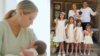 Laura Cosoi, prima imagine cu chipul celei de-a cincea fetițe. Cum arată Nina în pictorialul emoționant alături de surorile ei