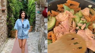 Rețeta de paste cu ton și zucchini a Daianei Anghel. Se prepară rapid și este bogată în proteine