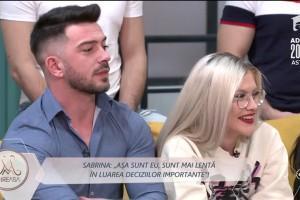 Mireasa 2022, sezon 5. Sabrina regretă că l-a îndepărtat pe Perneș. Ce au stabilit la cină