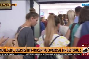 La mall, unde-i place românului: După zona de mâncare, în dreapta, vis-a-vis de WC-uri! S-a deschis noul sediu de pașapoarte