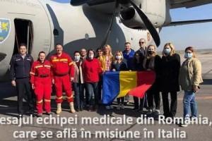 Departe de familii, medicii români trimiși în Lombardia văd moarte în fiecare zi. Mesaj emoționant de Paște