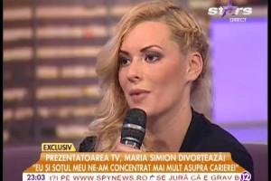 Prezentatoarea TV Maria Simion divorțează după 14 ani de căsnicie