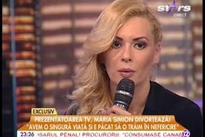 Prezentatoarea TV Maria Simion divorțează după 14 ani de căsnicie