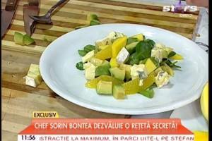 Chef Sorin Bontea dezvăluie o reţetă secretă! Cum se prepară salata perfectă?