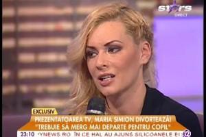 Prezentatoarea TV Maria Simion divorțează după 14 ani de căsnicie