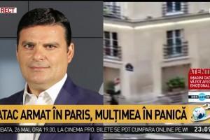 BREAKING NEWS. Atentat SÂNGEROS la Paris! Un bărbat a atacat mai multe persoane pe stradă. Cel puțin un MORT!