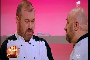 Proba ”alb-negru” aduce un scandal monstru între Bontea și echipa lui Scărlătescu. Chef Sorin își iese din fire: ”Cine-i, mă, asta, de vine să-mi ia mie farfuriile de sub nas?”