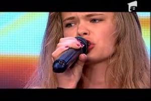 Flavia Hojda, X Factor 2012. La auditii s-a prezentat cu melodia "Never forget you" - Noisettes