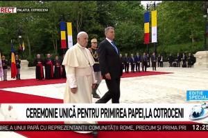 Papa Francisc, salut în limba română pentru Garda de Onoare: „Bună ziua!”