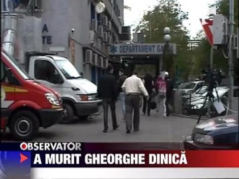 Marele maestru Dinica s-a stins din viata