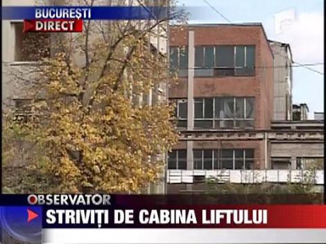 Striviti de cabina liftului