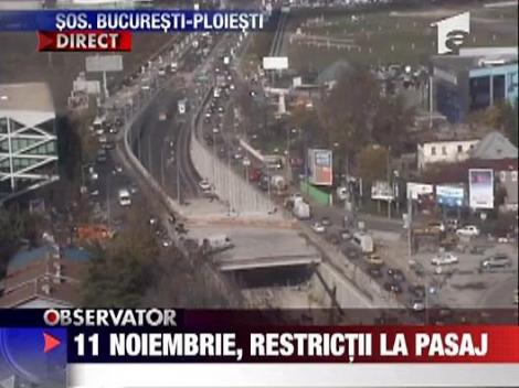 11 noiembrie, restrictii la pasaj