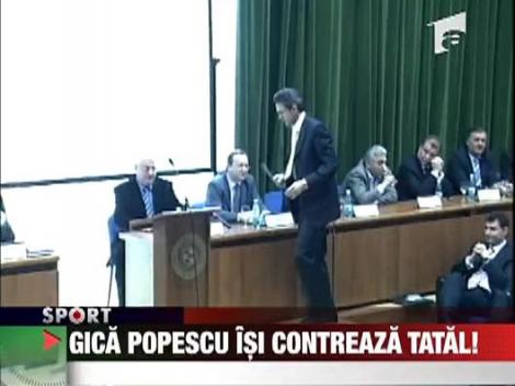 Gica Popescu isi contreaza tatal