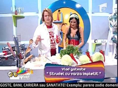 Strudel cu varza impletit