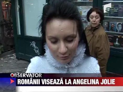 Romanii viseaza la Angelina Jolie